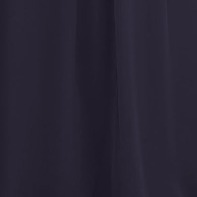 Dark Navy Chiffon | Carlyna Bridesmaid Dress Fabric by the 1/2 Yard #color_dark-navy