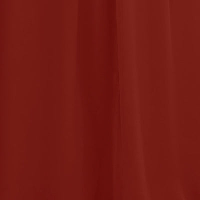 Rust Chiffon | Carlyna Bridesmaid Dress Swatch #color_rust