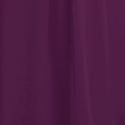 Grape Chiffon | Carlyna Bridesmaid Dress Swatch #color_grape