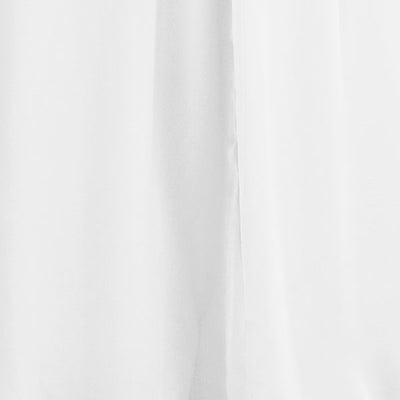 White Chiffon | Carlyna Bridesmaid Dress Swatch #color_white